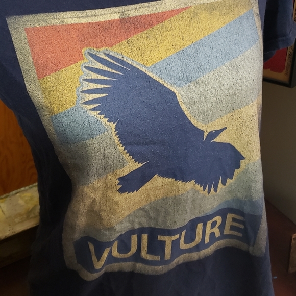 Y2K Slim Crew Vulture Tee RARE - Picture 3 of 4